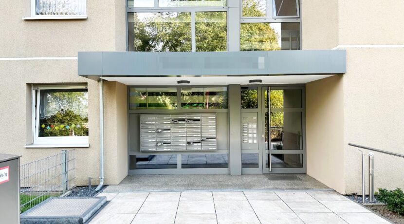 erneuerter Eingangsbereich