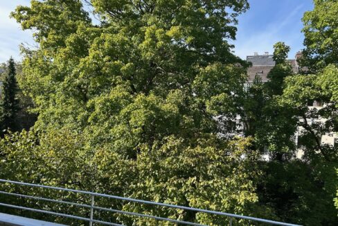 Aussicht Balkon Rückseite