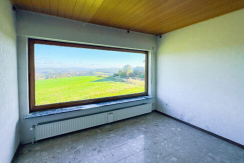 Blick aus dem Wohnzimmer