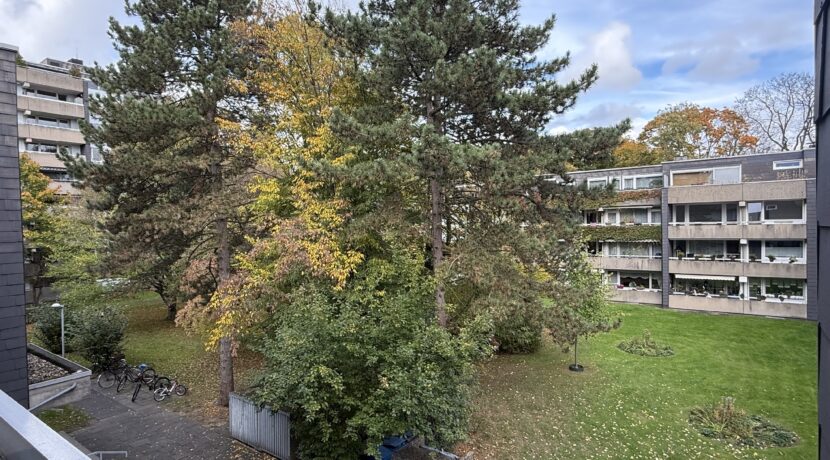 Blick in die Wohnanlage