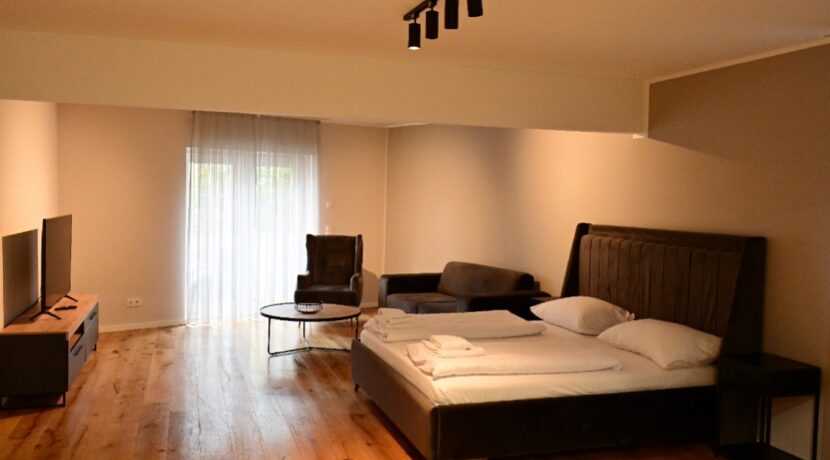 Zimmerblick zum Balkon