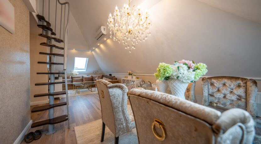 Ansicht Esszimmer Wohnzimmer