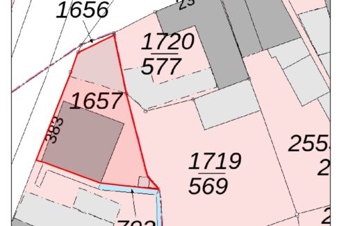 Grundstücksgrenze eingezeichnet 1