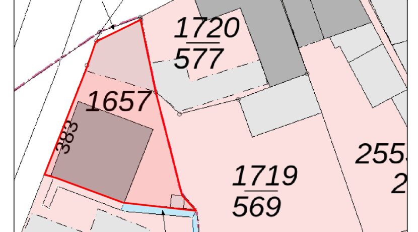 Grundstücksgrenze eingezeichnet 1