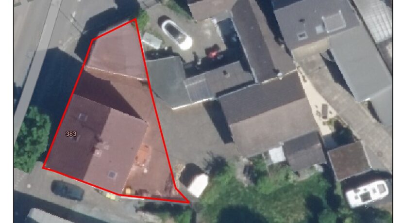 Grundstücksgrenze eingezeichnet 2