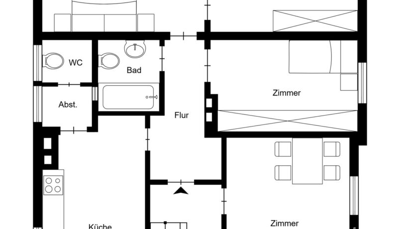 Erdgeschoss + Obergeschoss