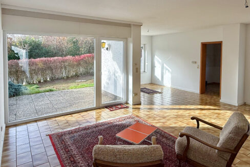 Blick zur Süd-West Terrasse