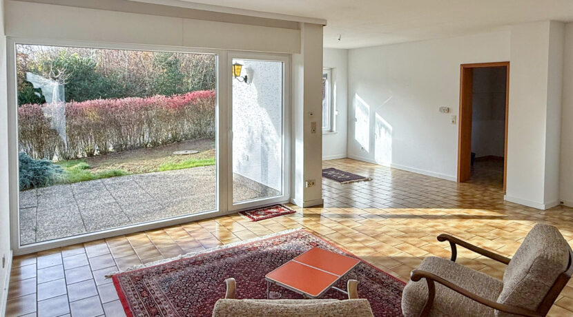 Blick zur Süd-West Terrasse