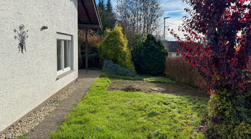 Vordere Gartenansicht