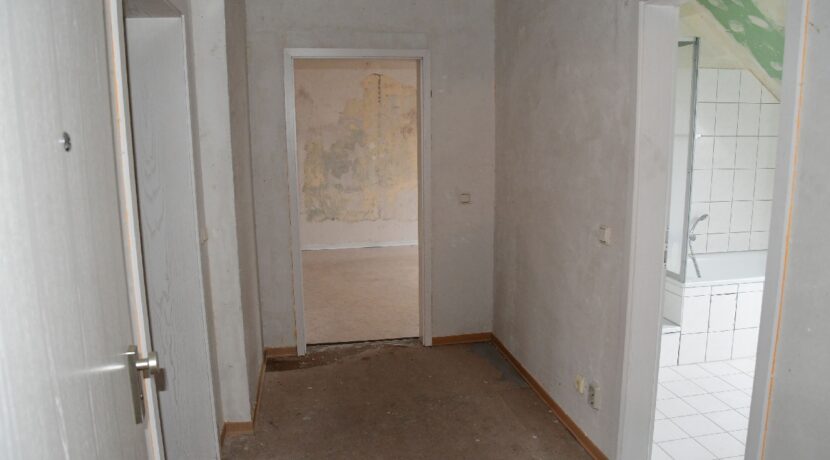 Eingang im 3. Obergeschoss