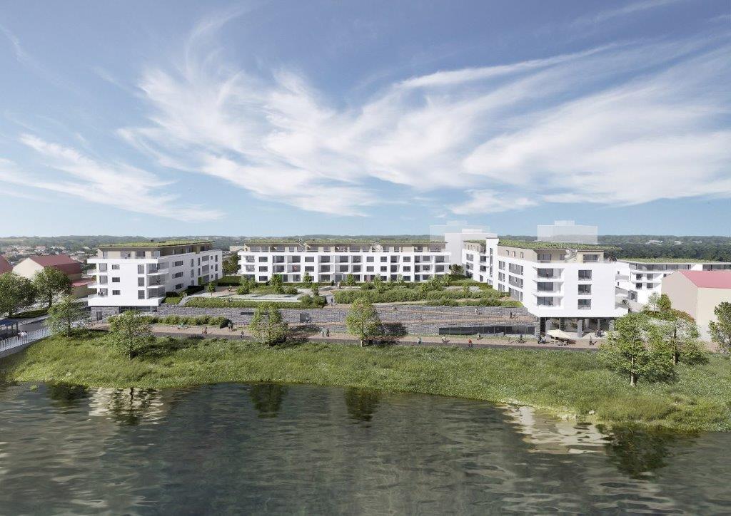 Neubau/Erstbezug: Modern geschnittene 3-Zimmer-Wohnung mit traumhaftem Ausblick