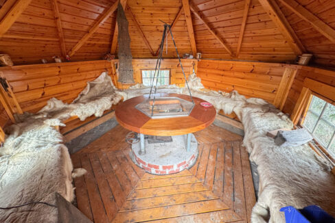 Grillhütte von Innen
