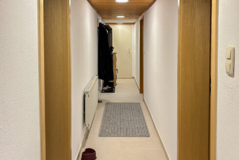 Flur mit Kaminofen(UG)