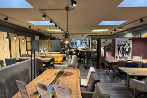 Blick von hinten nach vorne