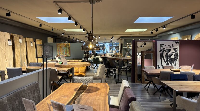 Blick von hinten nach vorne