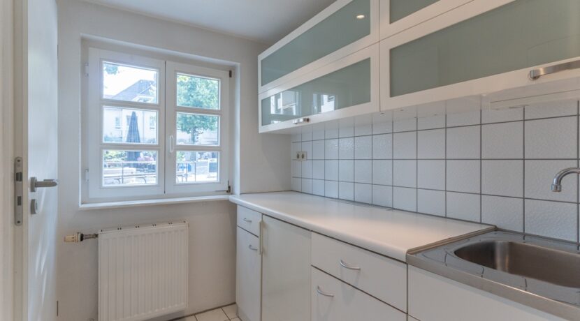 Küche mit Blick zum Marktplatz