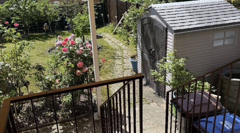 Treppe in den Garten