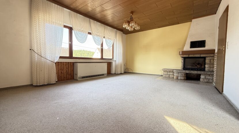 Wohnzimmer mit Kaminofen