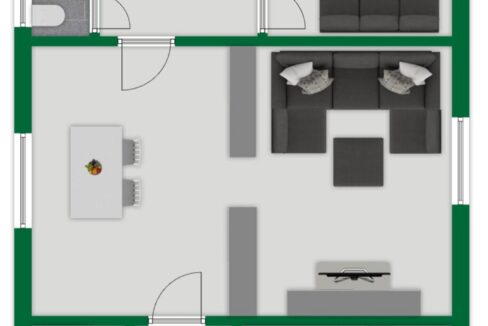 Grundriss-Skizze Erdgeschoss