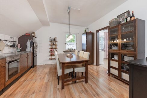 Wohnküche im Dachgeschoss