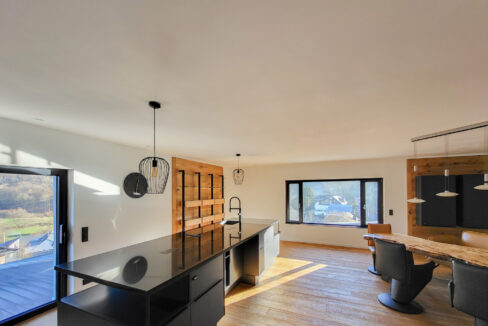 Küche und Essbereich