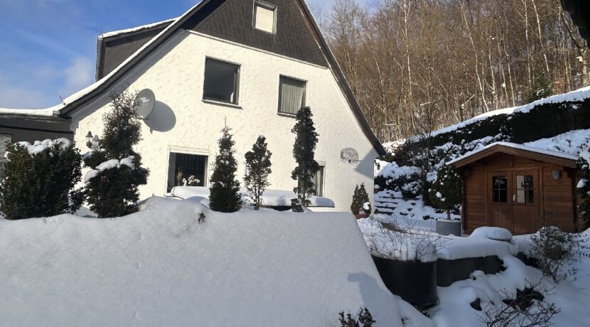 Giebelansicht Winter