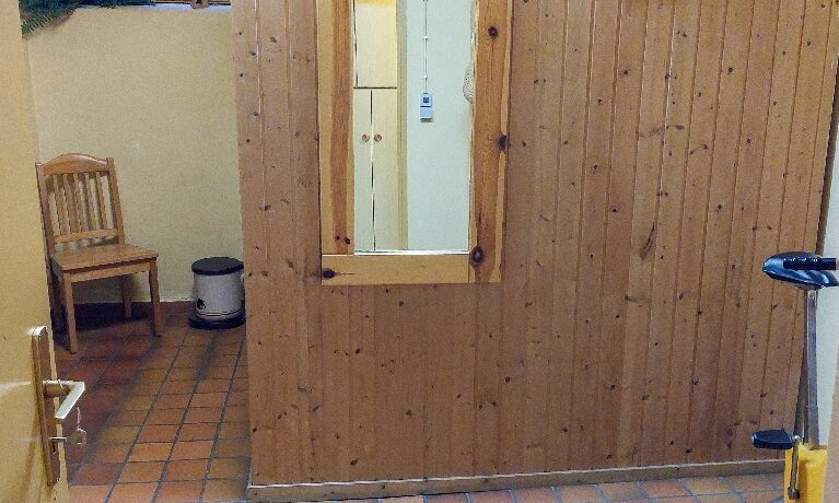 Die Sauna im Keller