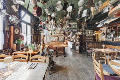 Gaststätte im Erdgeschoss