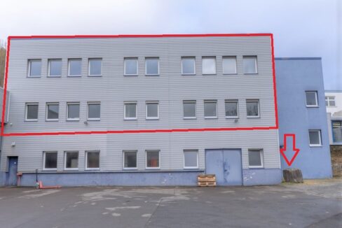 Rückansicht mit zweitem Zugang