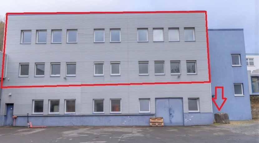 Rückansicht mit zweitem Zugang