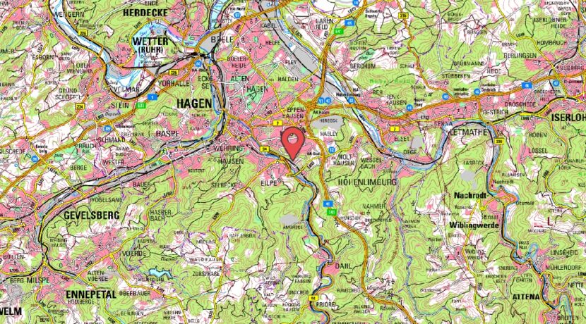 Straßenkarte makro (immomaps.shop)