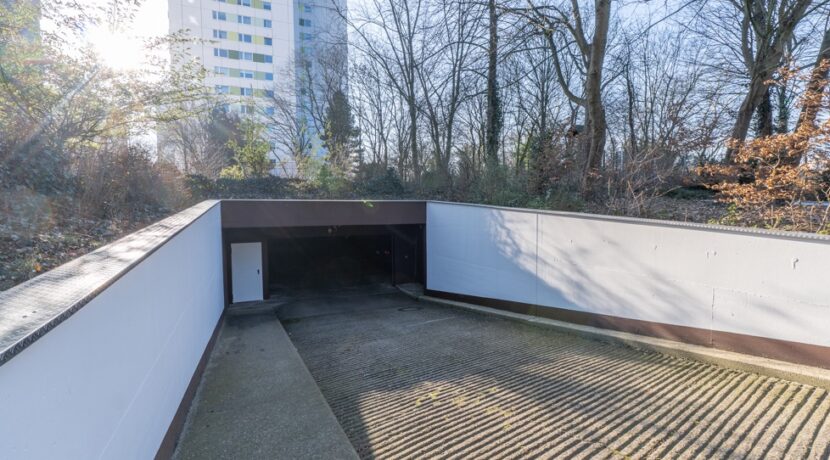 Zufahrt zur Tiefgarage