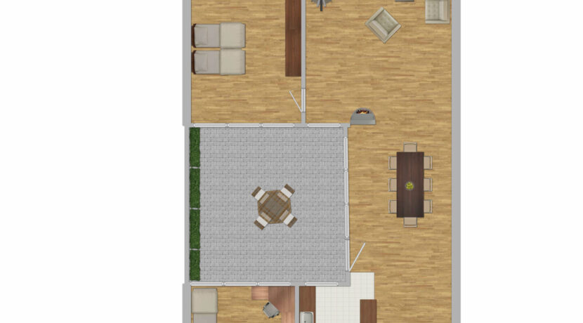 Grundriss neu möbliert