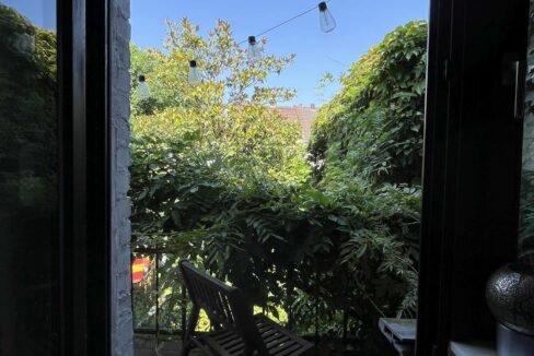 Blick vom Schlafzimmer