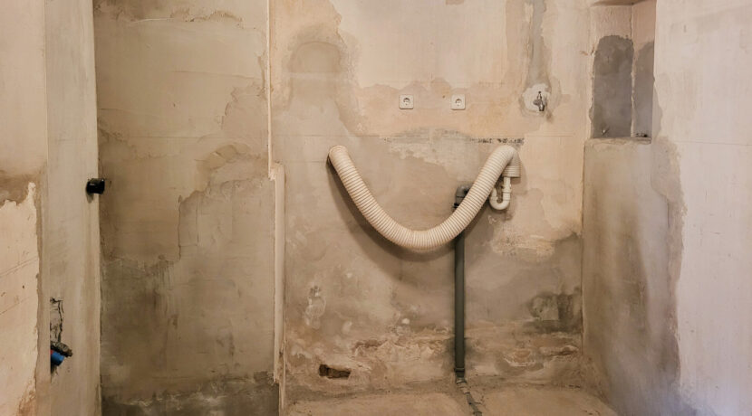 Gäste-WC/ Waschküche in Vorbereitung