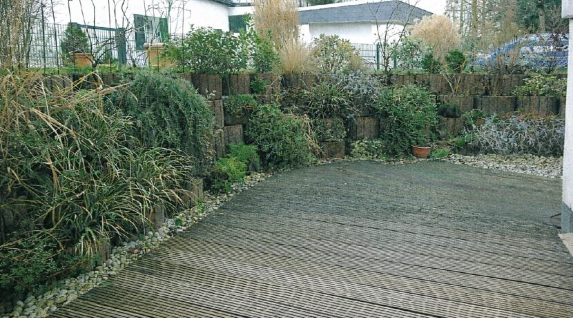 Terrasse am Wohnraum