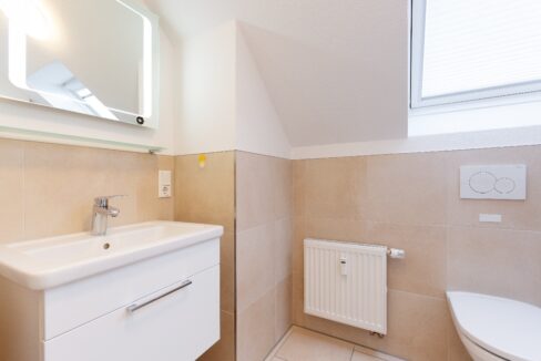Badbereich im Dachgeschoss