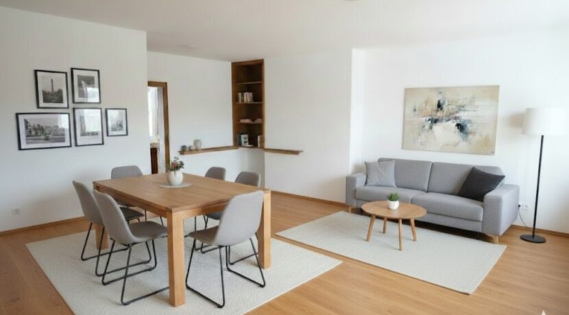 Das Wohn-/Esszimmer...