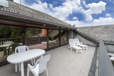 Die große Dachterrasse