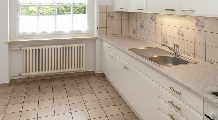 Personalküche im separaten Bereich im EG rechts