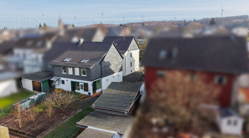 Hintere Gebäudeansicht