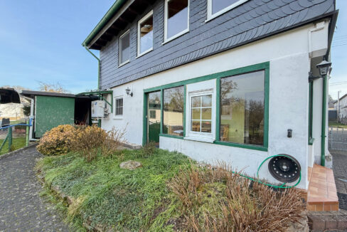 Verglaster Sitzbereich