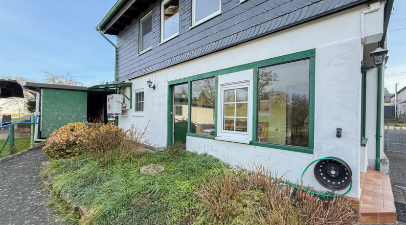 Verglaster Sitzbereich