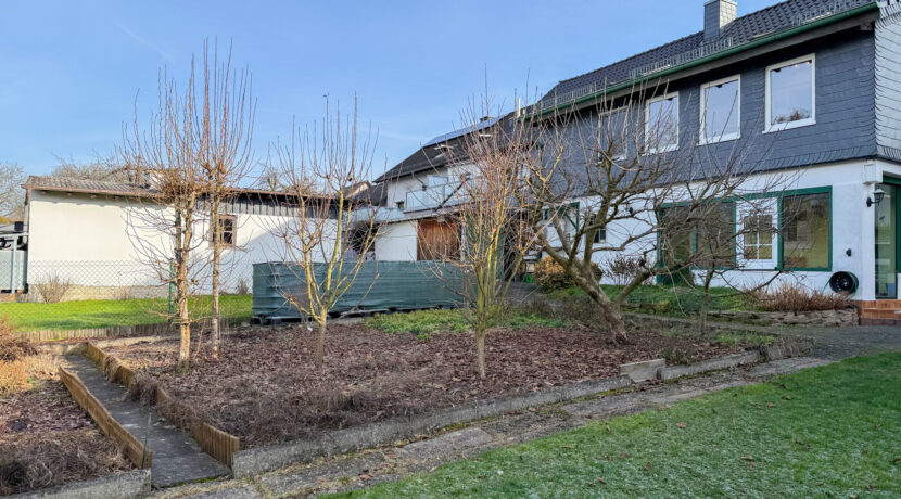 Beet und Regenwasserzisternen