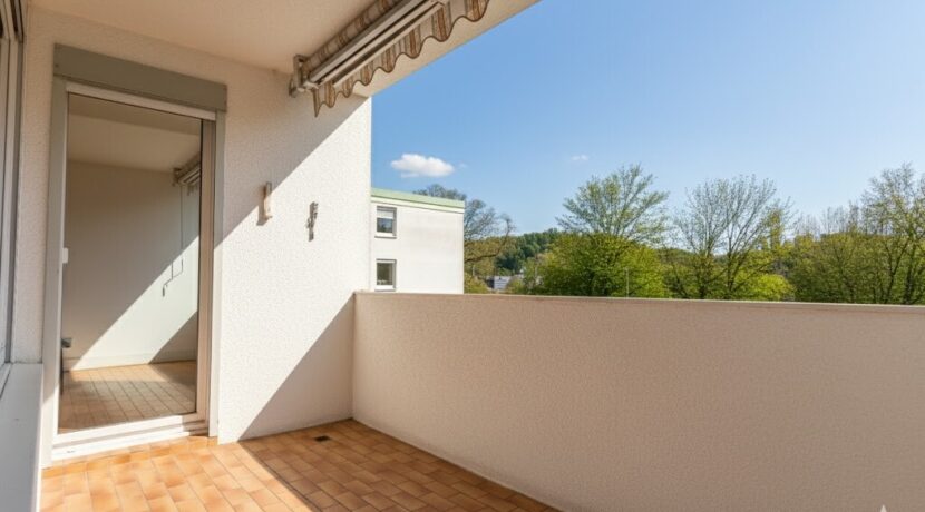 Loggia mit Süd-West-Ausrichtung