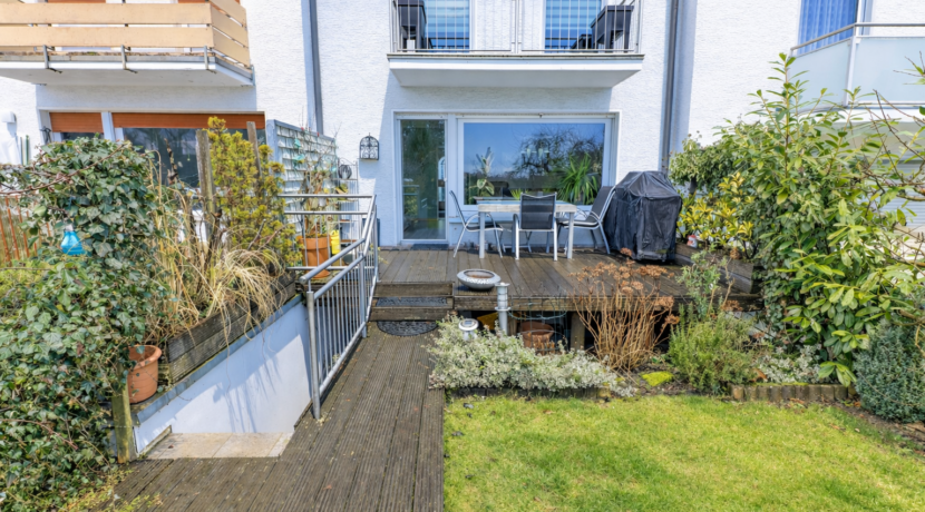 Blick auf die Terrasse