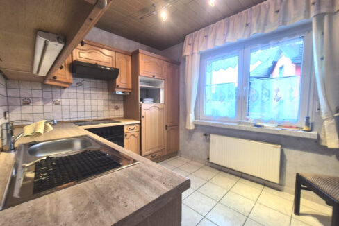 Schon da, die Küche