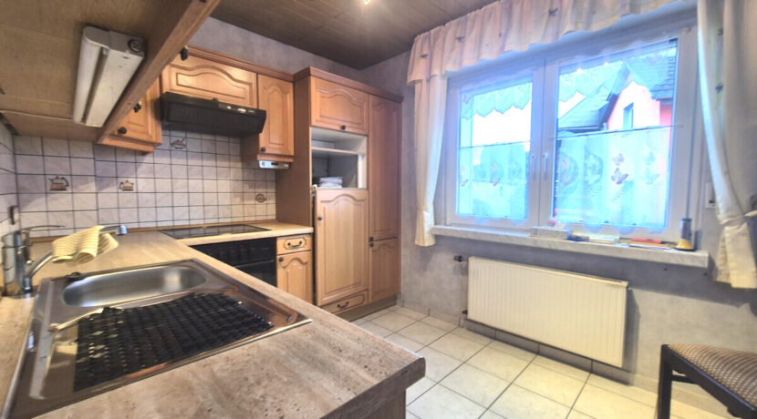 Schon da, die Küche