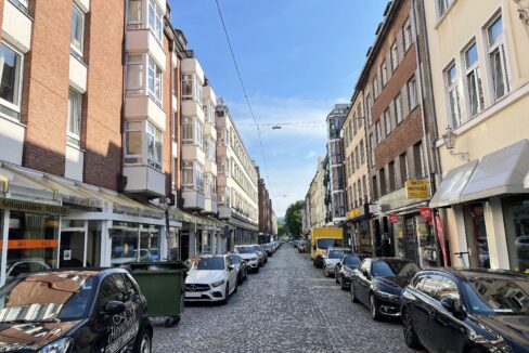 Blick in die Hohe Straße