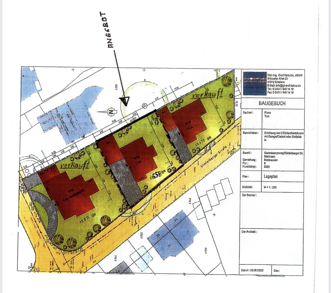Neubauvorhaben Mettmann – Metzkausen 1 Familienhaus / Villa